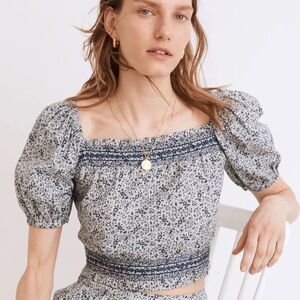 Madewell Jeanette Top in Florentine Floral